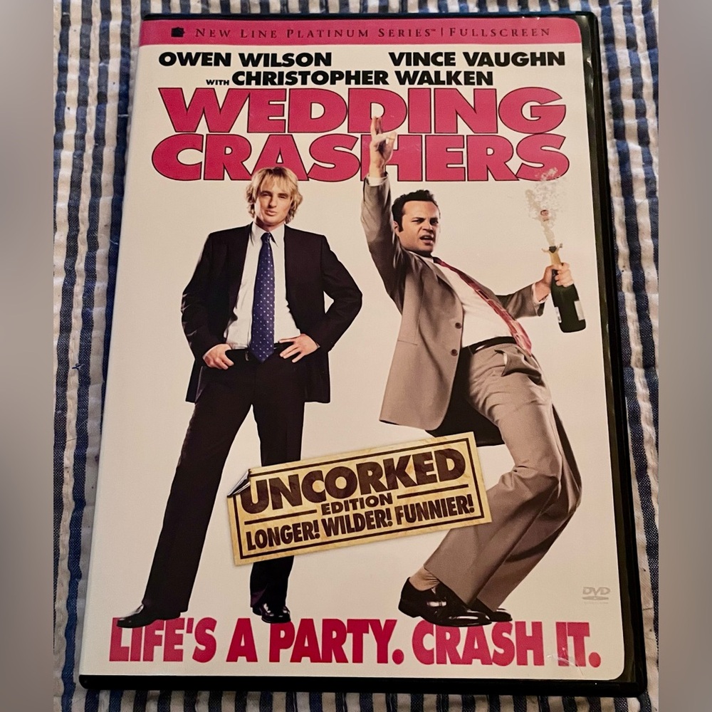 🍾 Wedding Crashers Uncorked Edition DVD 🍾
